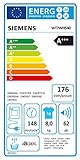 Siemens WT7WH540 Wärmepumpentrockner / A+++ / 160 kWh/Jahr / Weiß / 148 UpM / SoftDry Trommel - 7